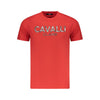 Cavalli Class Red Cotton Men T-Shirt