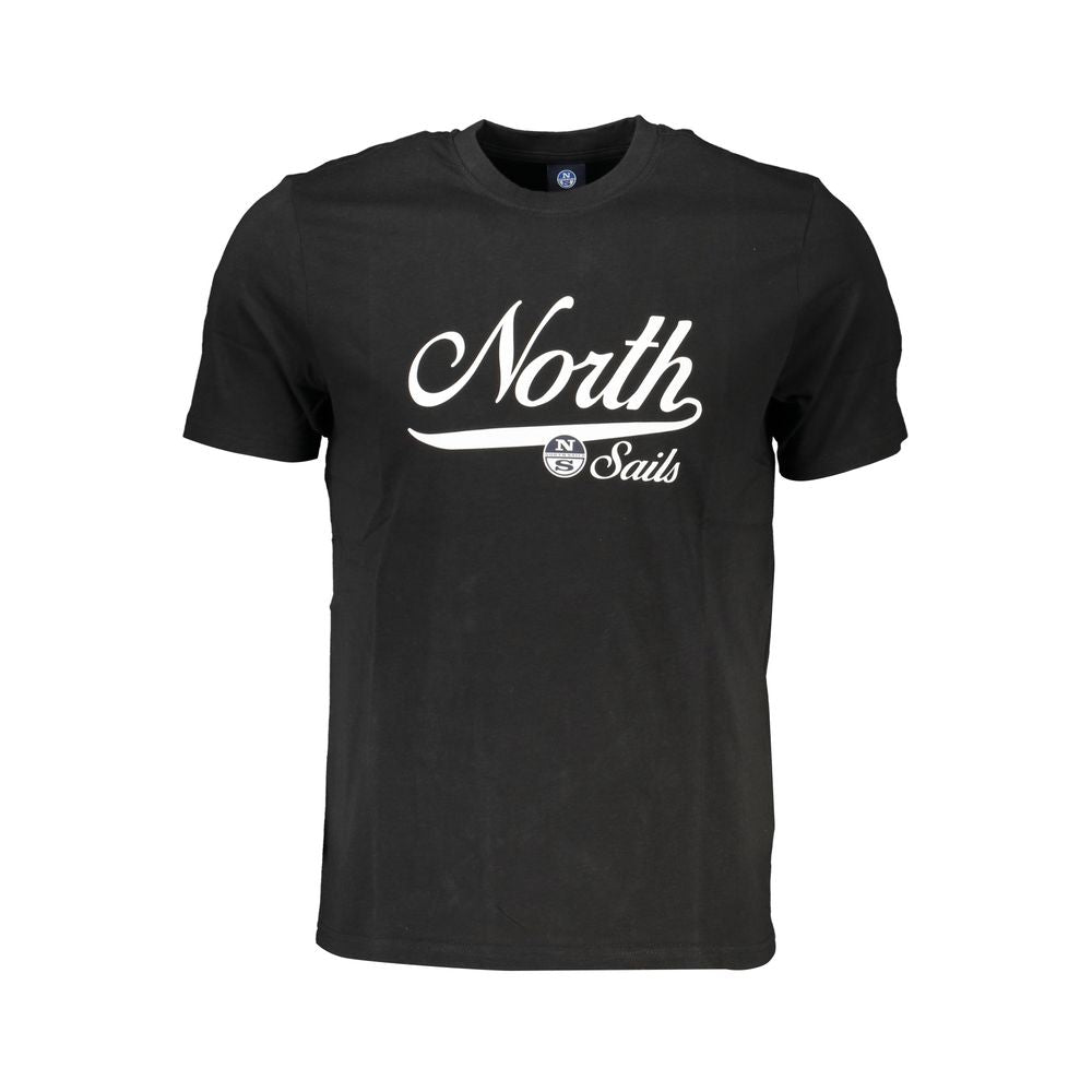 Tricou North Sails negru din bumbac