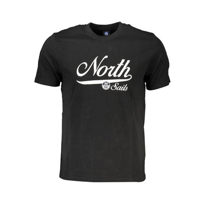 Tricou North Sails negru din bumbac