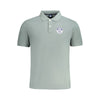 Tricou polo North Sails verde din bumbac pentru bărbați