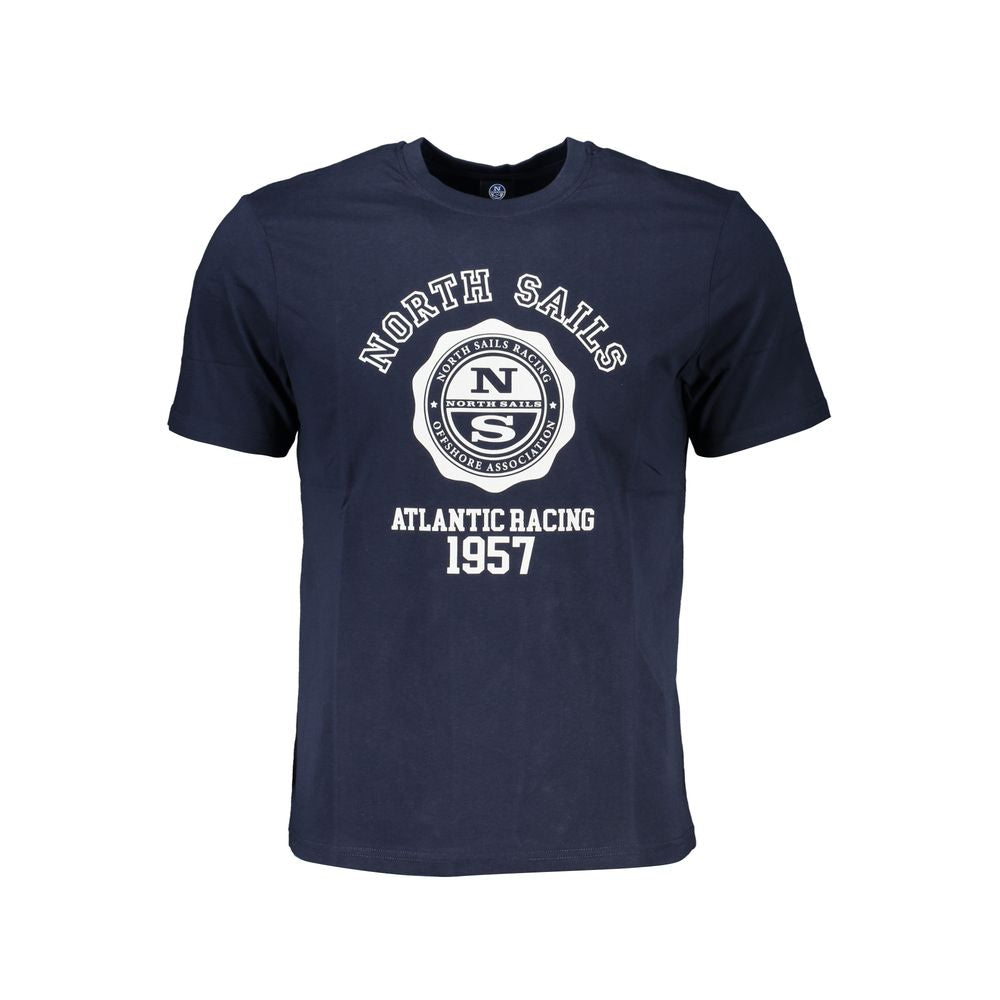 Tricou North Sails albastru din bumbac