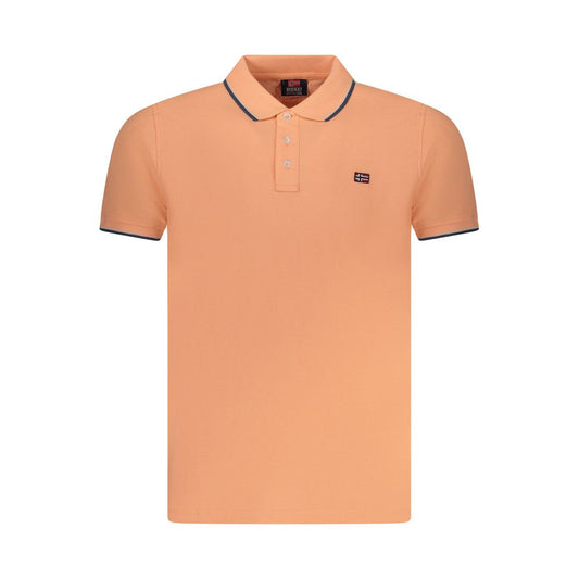 Tricou polo roz din bumbac pentru bărbați, Norway 1963