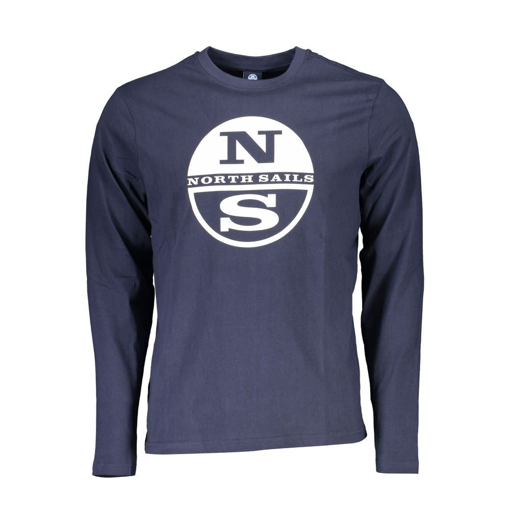 Tricou North Sails albastru din bumbac