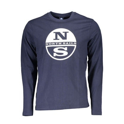 Tricou North Sails albastru din bumbac