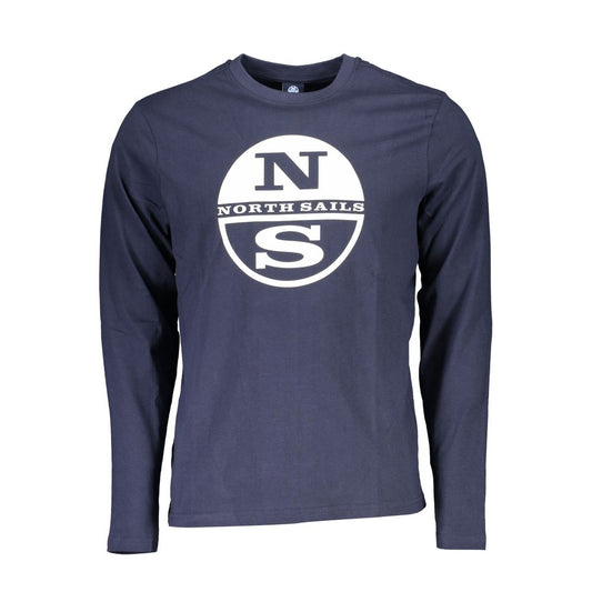 Tricou North Sails albastru din bumbac