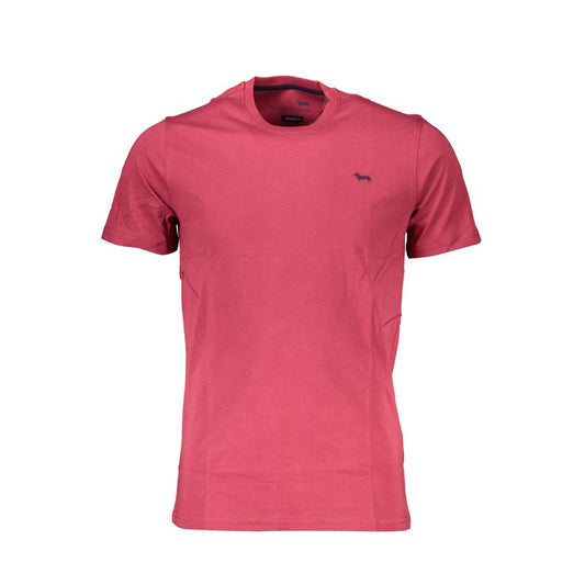Tricou roșu din bumbac Harmont &amp; Blaine