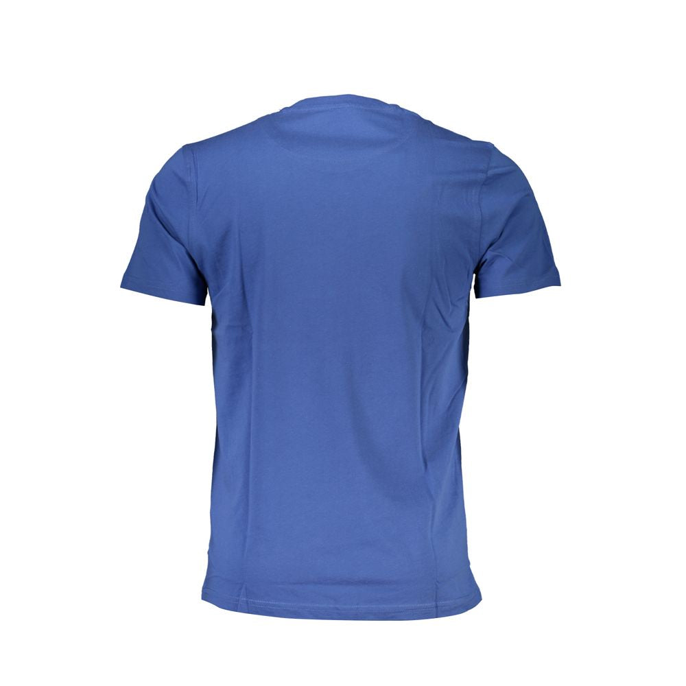 Tricou albastru din bumbac Harmont &amp; Blaine