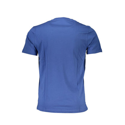 Tricou albastru din bumbac Harmont &amp; Blaine