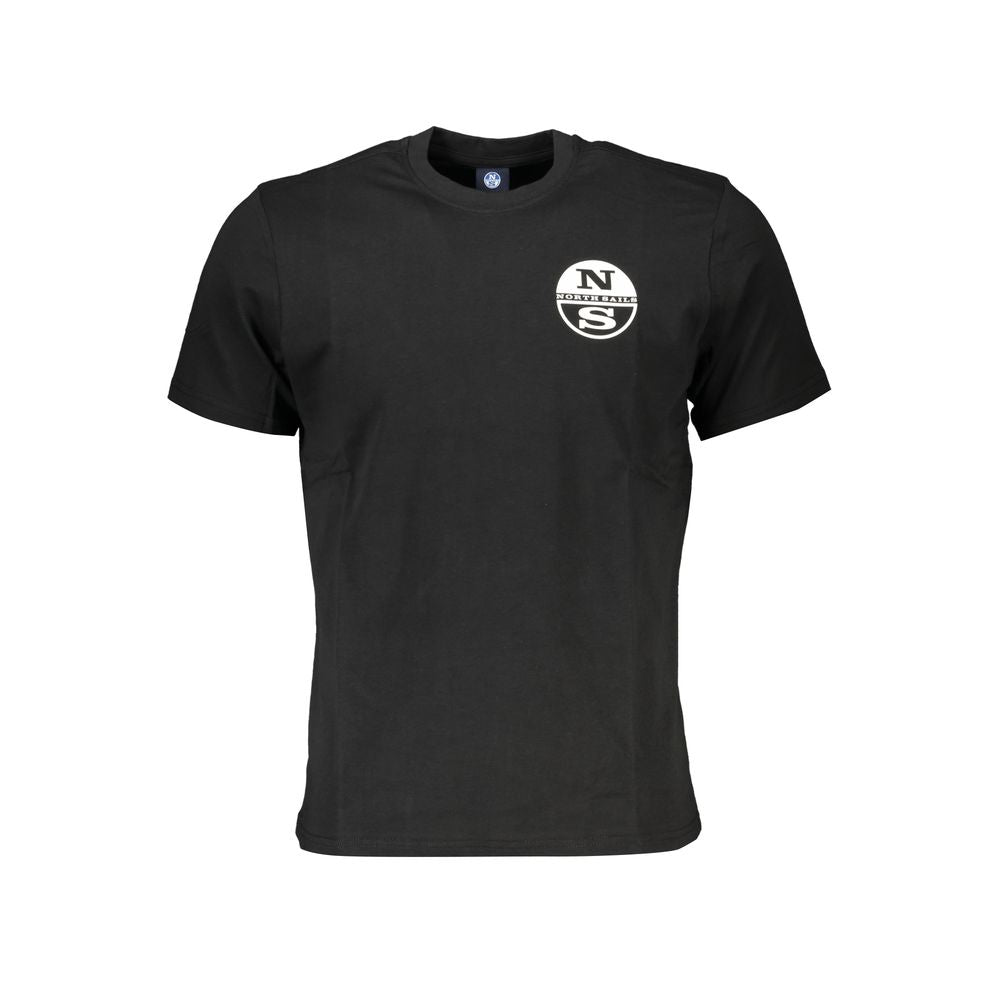 Tricou North Sails negru din bumbac