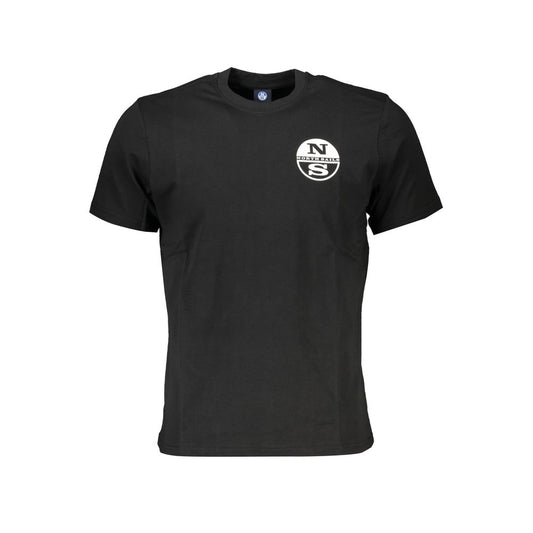 Tricou North Sails negru din bumbac