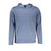 Calvin Klein Blue Polyester Men's Hooded Sweater