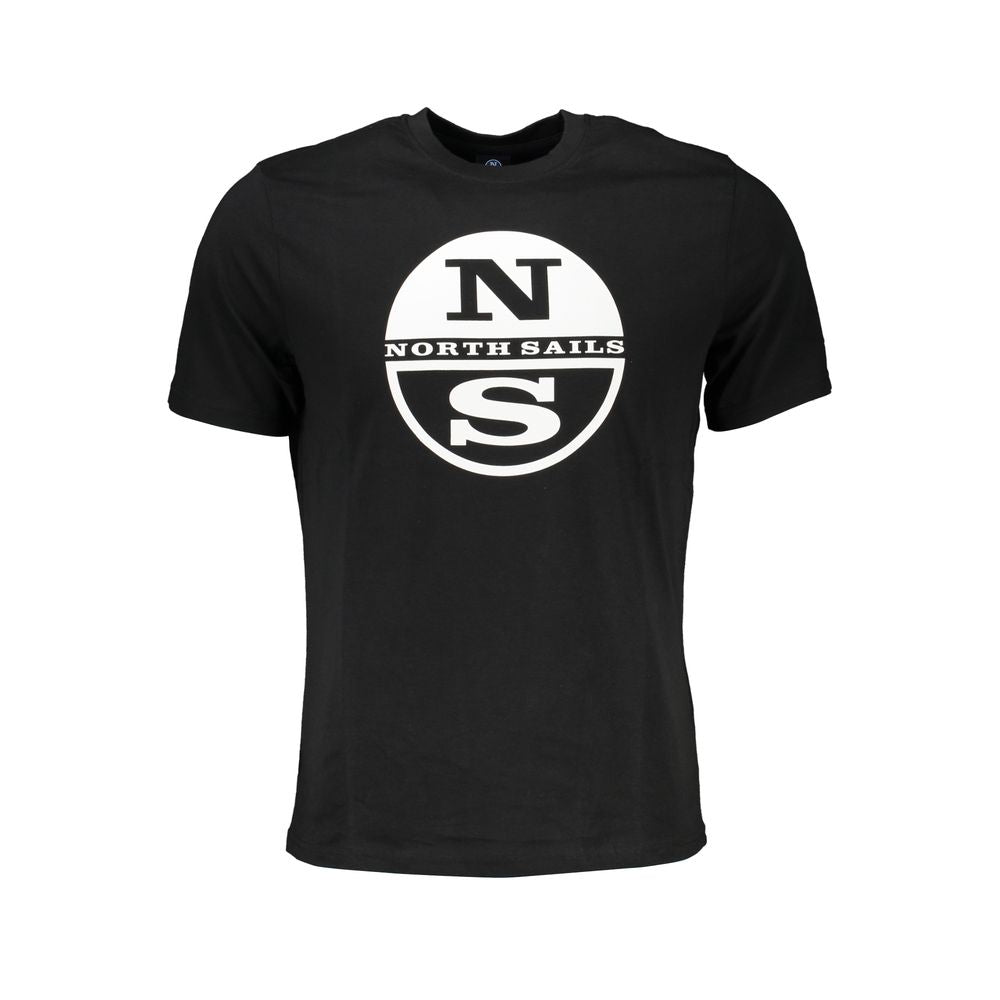 Tricou North Sails negru din bumbac