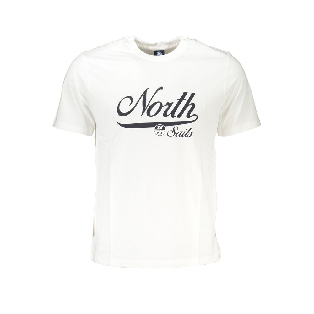 Tricou North Sails alb din bumbac