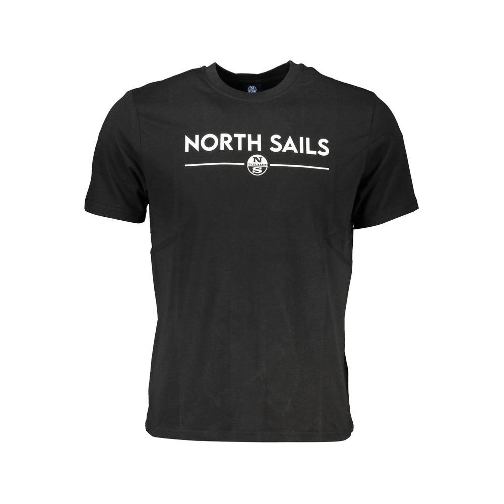 Tricou North Sails negru din bumbac