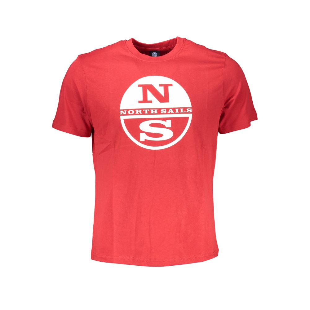 Tricou North Sails roșu din bumbac