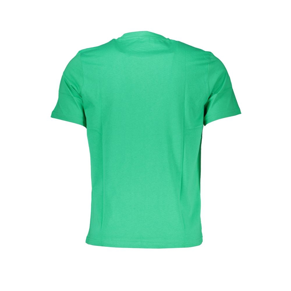 Tricou North Sails verde din bumbac