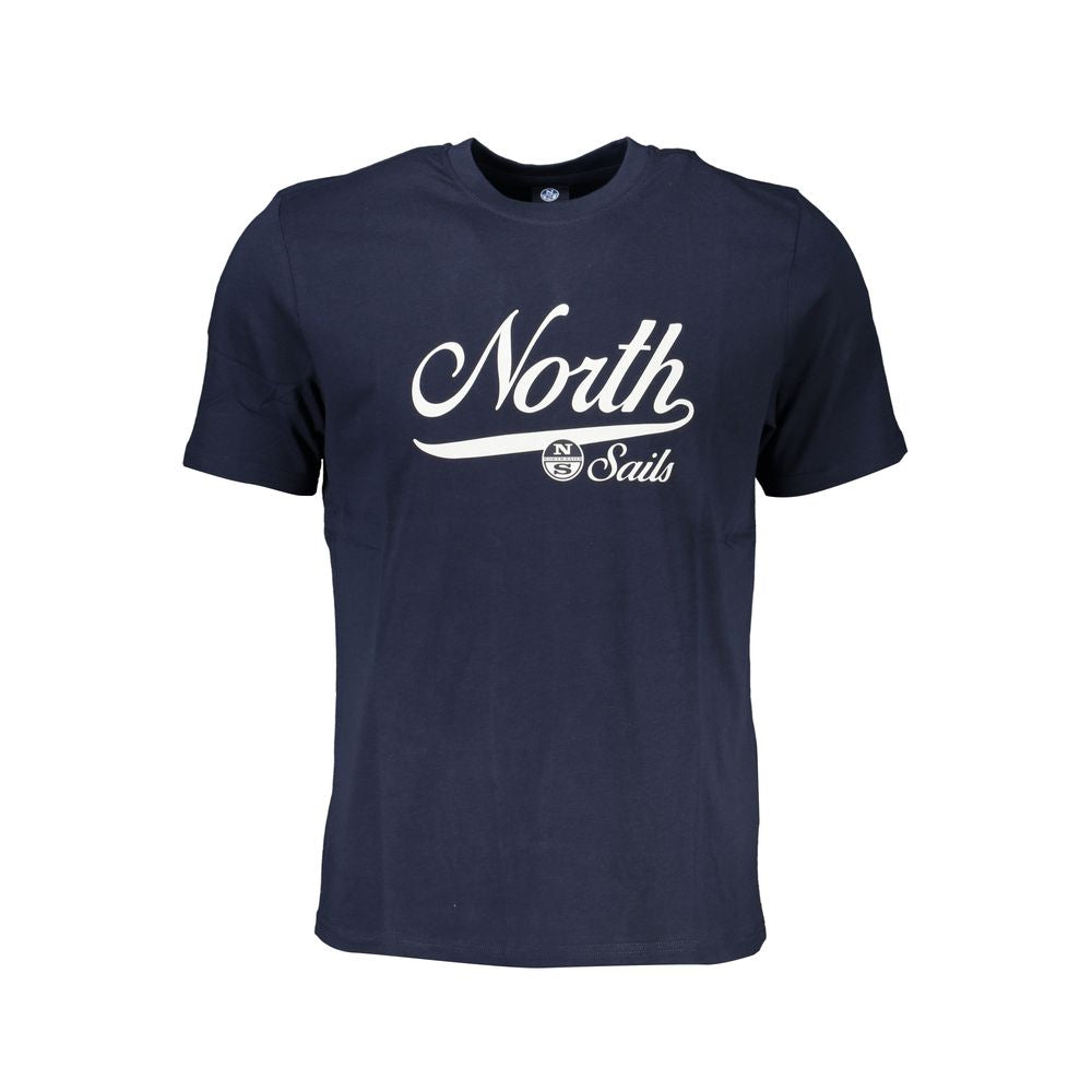 Tricou North Sails albastru din bumbac