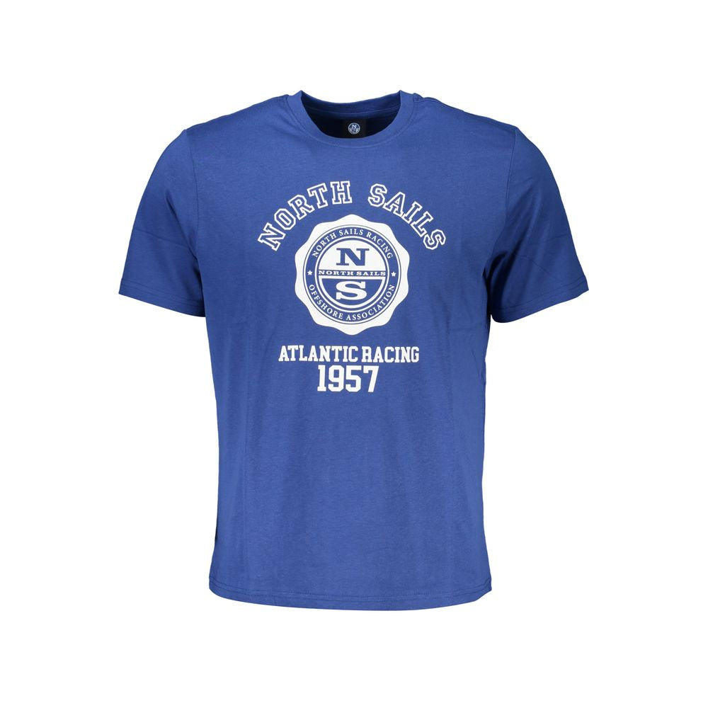 Tricou North Sails albastru din bumbac