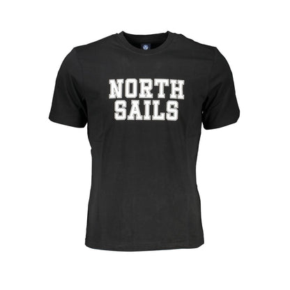 Tricou North Sails negru din bumbac
