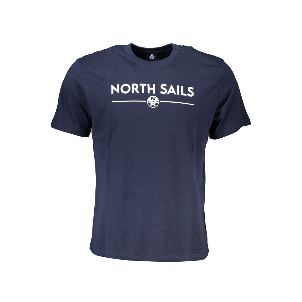 Tricou North Sails albastru din bumbac