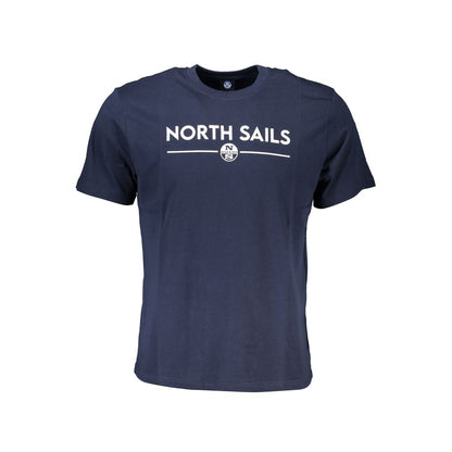 Tricou North Sails albastru din bumbac