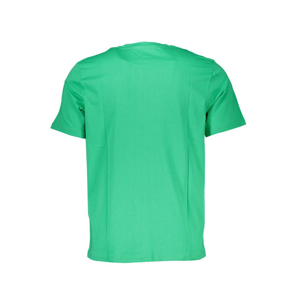 Tricou North Sails verde din bumbac