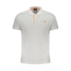 Tricou polo alb din bumbac Norway 1963