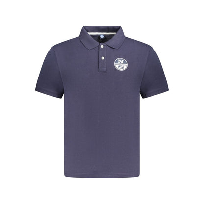 Tricou polo North Sails albastru din bumbac pentru bărbați