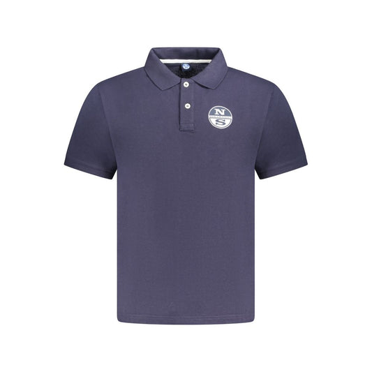 Tricou polo North Sails albastru din bumbac pentru bărbați