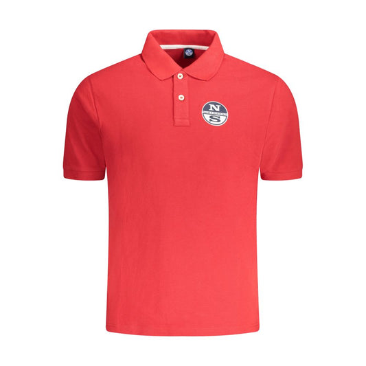 Tricou polo North Sails roșu din bumbac pentru bărbați
