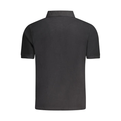 Tricou polo North Sails negru din bumbac pentru bărbați