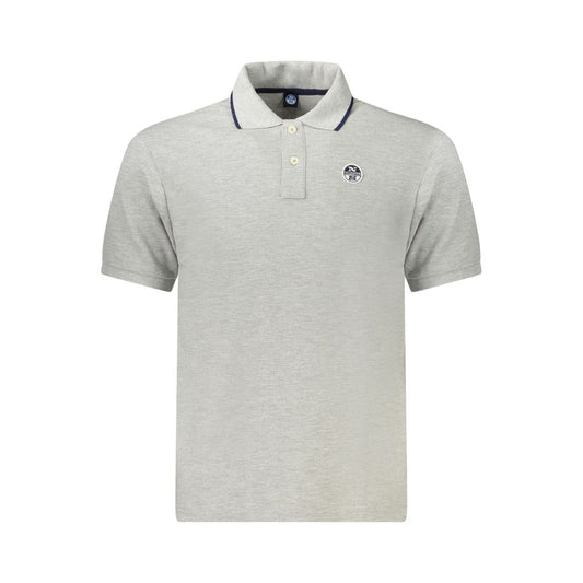 Tricou polo North Sails maro din bumbac pentru bărbați