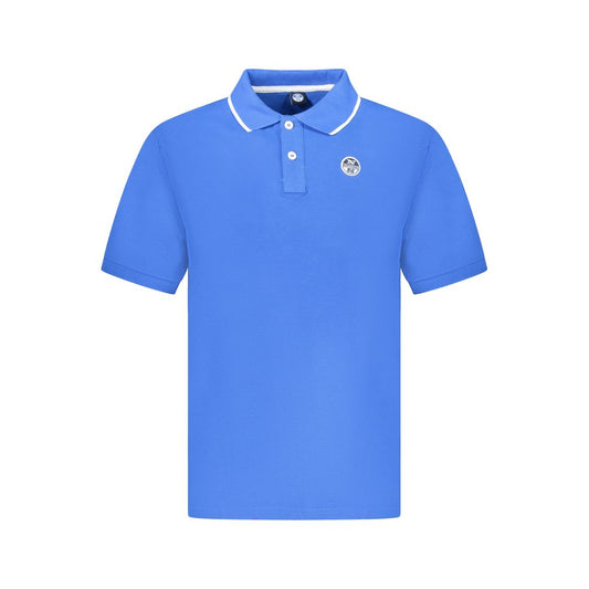 Tricou polo North Sails albastru din bumbac pentru bărbați