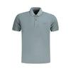 Tricou polo pentru bărbați din bumbac maro Napapijri