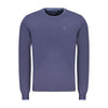 North Sails Blue Cotton Men Sweater