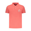 Tricou polo Trussardi roz din bumbac pentru bărbați
