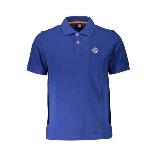 Tricou polo North Sails albastru din bumbac pentru bărbați