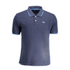 Tricou polo pentru bărbați din bumbac albastru La Martina