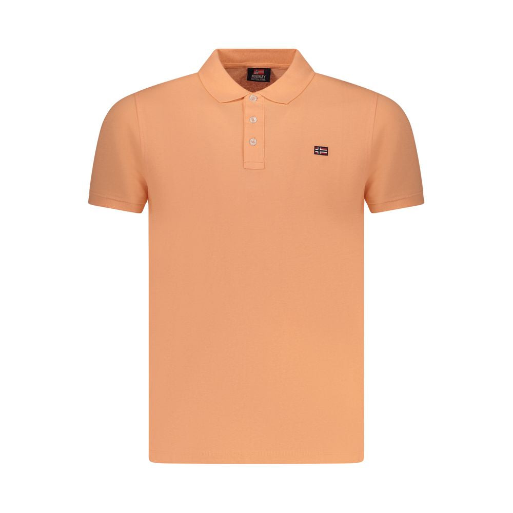 Tricou polo roz din bumbac pentru bărbați, Norway 1963