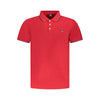 Tricou polo roșu din bumbac Norvegia 1963