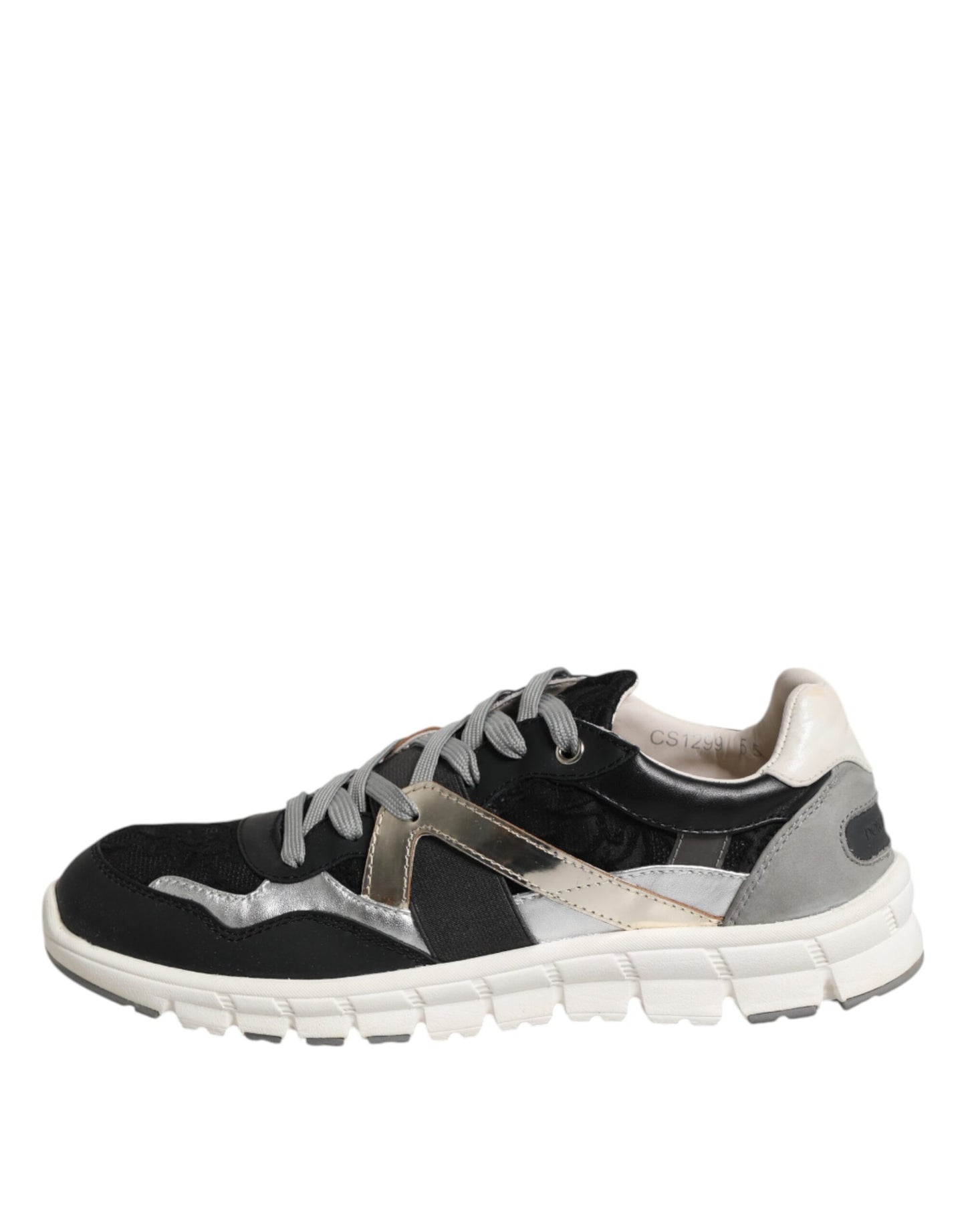 Dolce & Gabbana Multicolor Leather Suede Low Top Sneaker Shoes