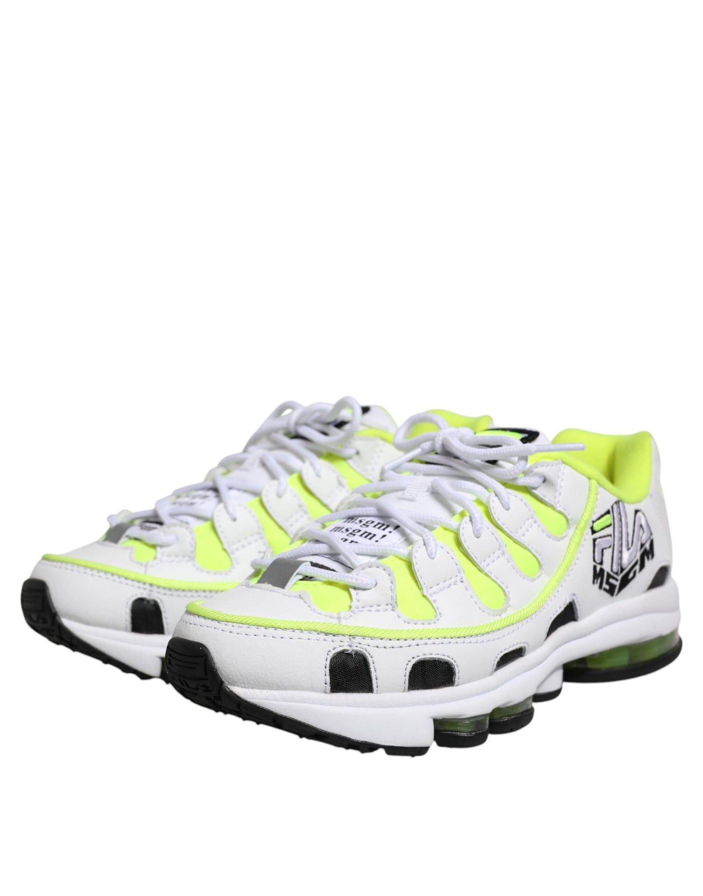 MSGM Multicolor Low Top Trainers Lace Up Sneakers Shoes