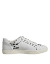 Dolce & Gabbana White London Calf Leather Men Sneakers Shoes