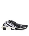 Dolce & Gabbana Black White Sorrento Low Top Sneakers Shoes