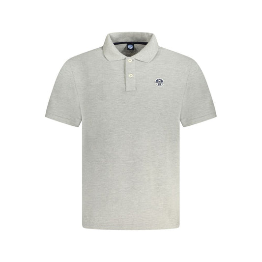 Tricou polo North Sails maro din bumbac pentru bărbați
