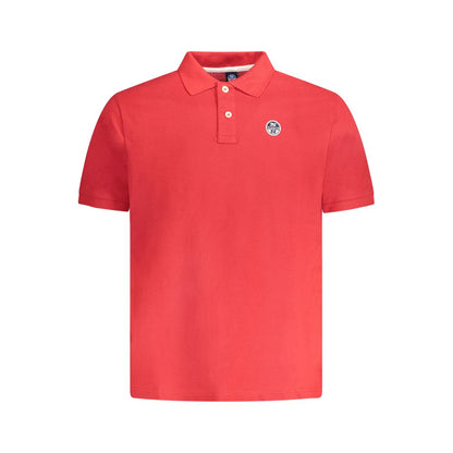 Tricou polo North Sails roșu din bumbac pentru bărbați