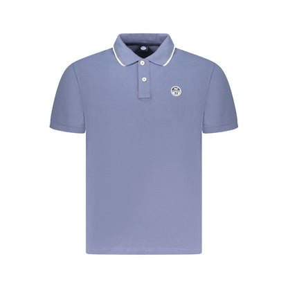 Tricou polo North Sails albastru din bumbac pentru bărbați