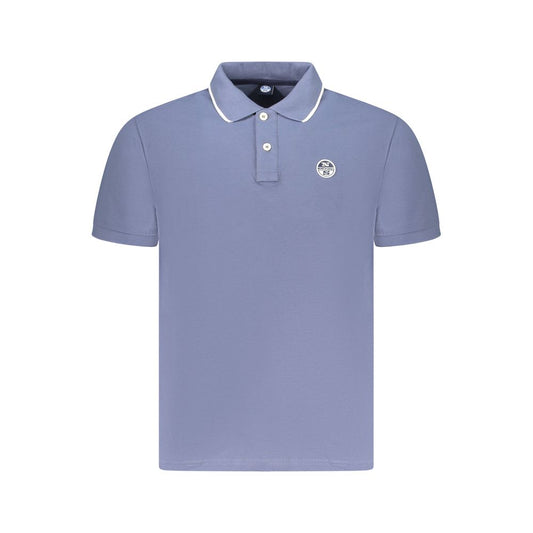 Tricou polo North Sails albastru din bumbac pentru bărbați
