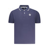 Tricou polo North Sails albastru din bumbac pentru bărbați