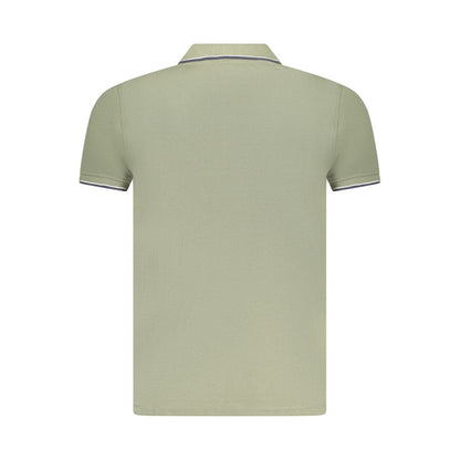 Tricou polo bărbătesc din bumbac verde, Norvegia 1963